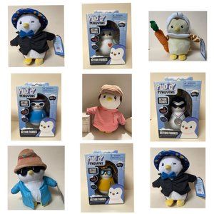 Pudgy Penguins Figures and Plush Buddies (9 total)